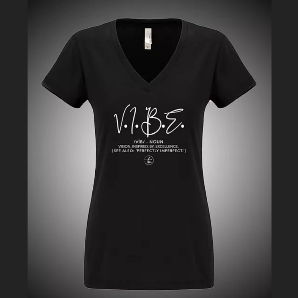 V.I.B.E. Vision inspired by Excellence v-neck